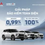 DBV và Mitsubishi Motors Việt Nam chính thức triển khai MMV Auto Insurance với phí từ 0.99% giá trị xe, quyền lợi nổi bật như phụ tùng chính hãng, không khấu hao, bảo hiểm ngập nước, thủy kích và cứu hộ 24/7.