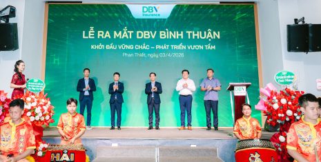 Bảo hiểm DBV ra mắt Chi nhánh Bình Thuận, đánh dấu bước tiến mới trong chiến lược phát triển mạng lưới bảo hiểm phi nhân thọ, nâng cao trải nghiệm khách hàng và đẩy mạnh chuyển đổi số tại khu vực Lâm Đồng.