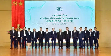 DBV Insurance kỷ niệm 1 năm ra mắt thương hiệu tại Hà Nội (23/06/2026), khẳng định vị thế trên thị trường bảo hiểm phi nhân thọ Việt Nam sau một năm chuyển mình theo chuẩn quốc tế.